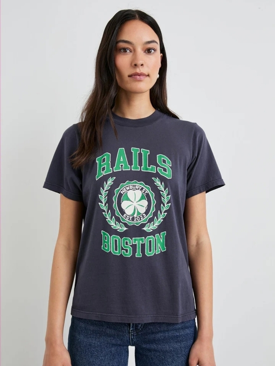 Tops - Rails Boston Boyfriend Graphic Print T-shirt